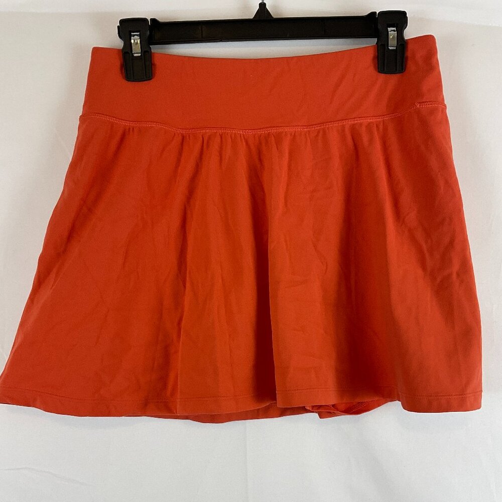 Patagonia Skort M Coral Orange Elastic Waist Short